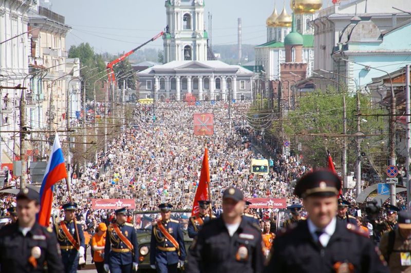 Участие в параде бессмертный полк